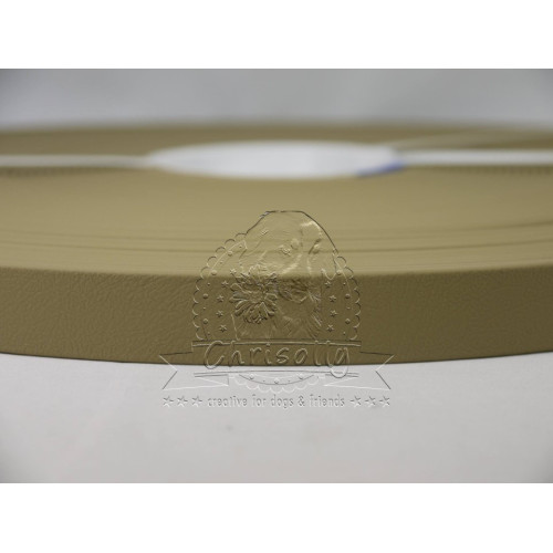 Kurze Stücke B1315 Biothane Dunkelbeige 13 mm 30 cm