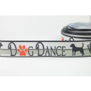 Ripsband 22 mm Dance Hund
