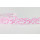 Ripsband 22 mm Muster Glitzer Pink