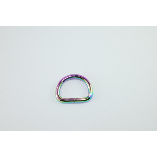 D - Ring Regenbogen Farbig 16 mm