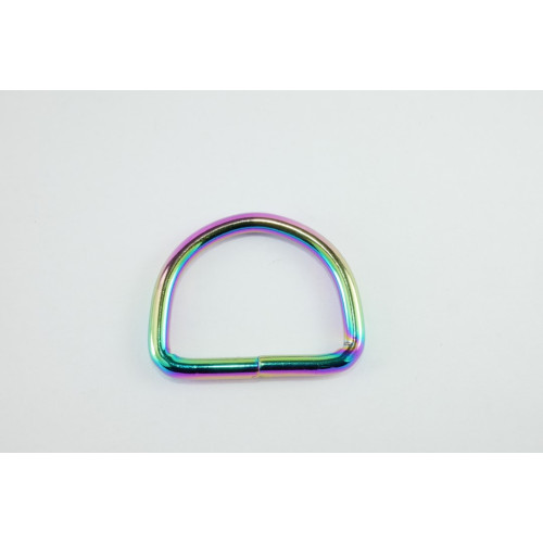D - Ring Regenbogen Farbig 30 mm