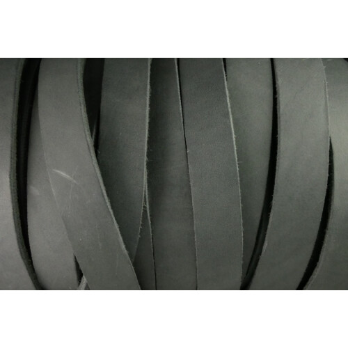 FL2002 Fettleder Endlosriemen 20 mm Grau mit Biegung!