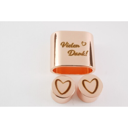AKTION002 Vielen Dank Rosegoldfarbig