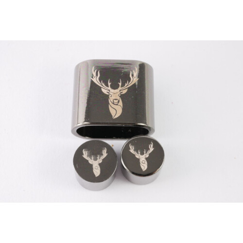 AKTION022 Hirsch 2 Set Gun-Metall