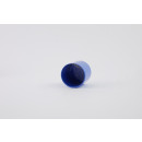 Endkappe ohne Öse dünnwandig 6 mm Blau