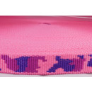 Gurtband 15mm Camouflage Pink Lila