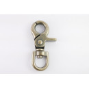 Scherenkarabiner Antik-Bronze 13x66mm