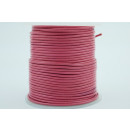 Leder 1mm Fuchsia Rosa 25m Rolle