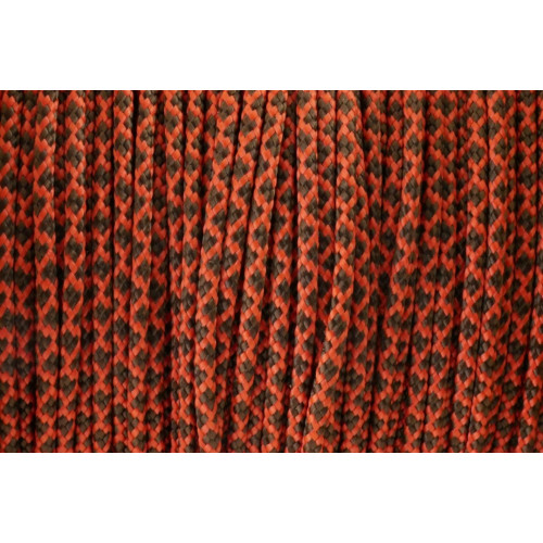 US - Cord  Typ 1 Solar Orange & Walnut Brown Diamonds