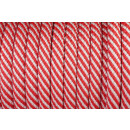 Premium Rope Rot Weiß Streifen 10mm