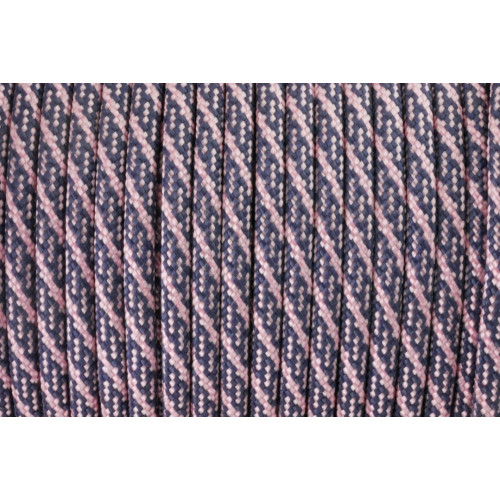 Cord  Typ 3 Helix DNA Pastel Pink & Marine Blue