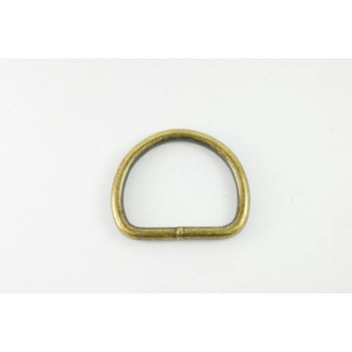 D - Ring Antik Messing Standard 30 mm