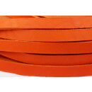 FL2012 Fettleder Endlosriemen 20 mm Orange Dunklere Charge