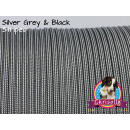 US - Cord  Typ 3 Silver Grey & Black Stripes