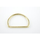 D - Ring Messing massiv 40 mm dünn