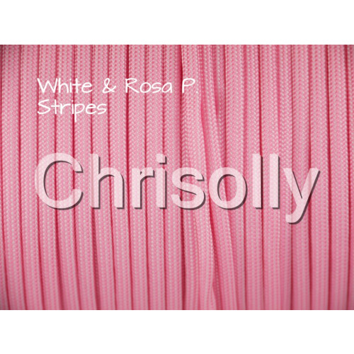 US - Cord  Typ 3 White & Rosa P. Stripes