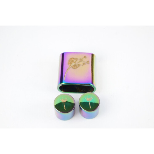 AKTION098 Pusteblume Set 8mm Regenbogen