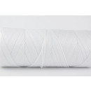Gewachstes Polyestergarn 0,7 mm Weiß