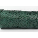 Gewachstes Polyestergarn 0,7 mm Dunkel Grün