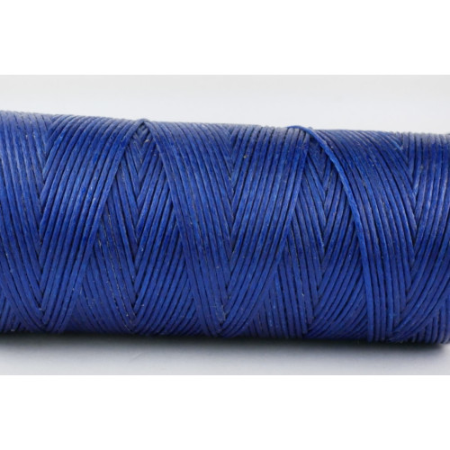 Gewachstes Polyestergarn 0,7 mm Blau