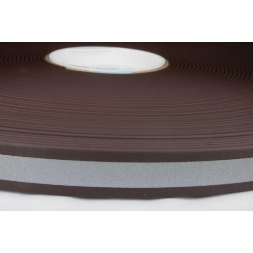 B1918ref Biothane Dunkelbraun 19mm reflektierend BR523