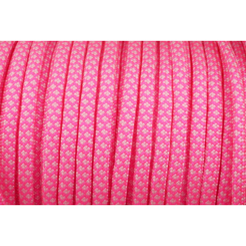 US - Cord  Typ 3 Neon Pink & White Diamond