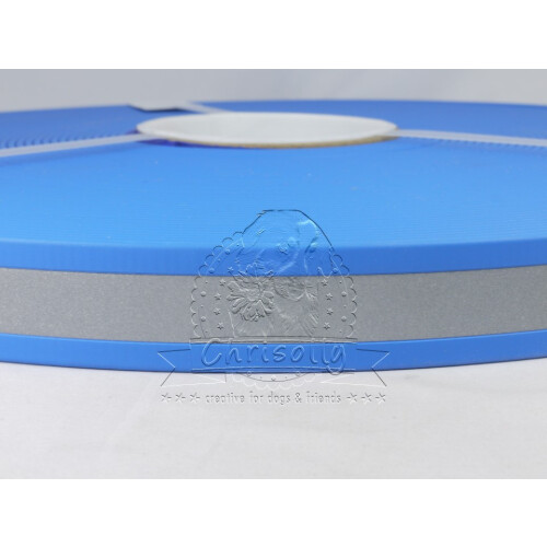 B1909ref Biothane Hellblau 19mm reflektierend BU521
