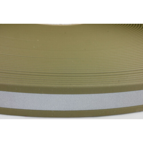 B1927ref Biothane Olive 19mm reflektierend OD521