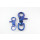 Scherenkarabiner Mystik Blue 13x45mm