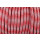 Smooth Wave Cord 10mm Rot & Silber
