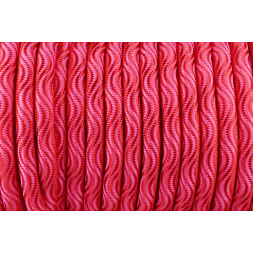 Smooth Wave Cord 10mm Rot & Pink