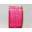 US - Cord  Typ 1 Neon Pink & Black X Camo