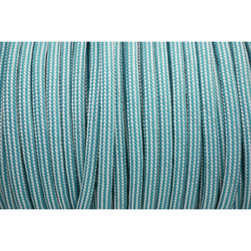 US - Cord  Typ 3 Cream & Teal Stripes