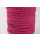 Stoffbandrolle Kunstwildlederstyle Pink geflochten ca. 5 mm