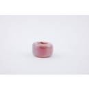 GPKM062 Keramik Rondell Salmon-Silberfarbig