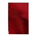 Galaxy Hologramm Plotterfolie Rot 21 x 30,5 cm