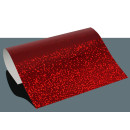 Galaxy Hologramm Plotterfolie Rot 21 x 30,5 cm