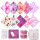 craftcut® Ink Transfer-Sheet Set "Batik Flower" in 30,5 x 30,5 cm 10 Bogen 10 Motive