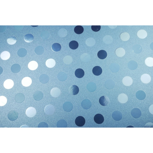 SUPERIOR 9300 Glitter Dots Baby Blue Vinyl 30,5 cm x 50 cm