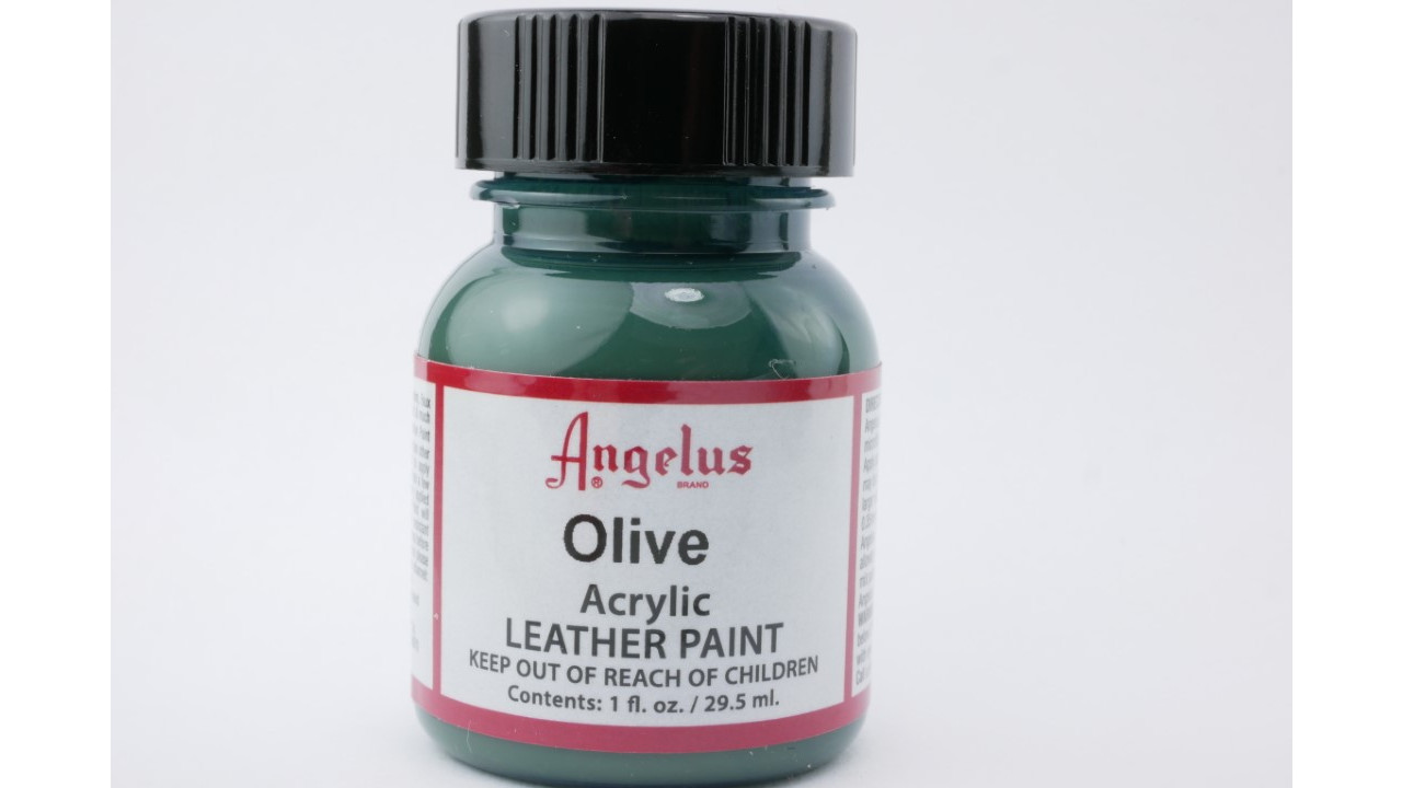 Angelus Acrylic Leather Paint - 1oz - Olive