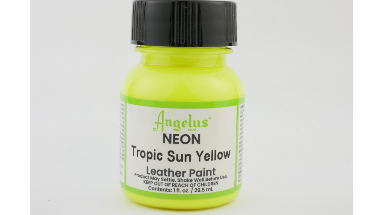 Angelus Tropic Sun Yellow Neon Acrylic Leather Paint