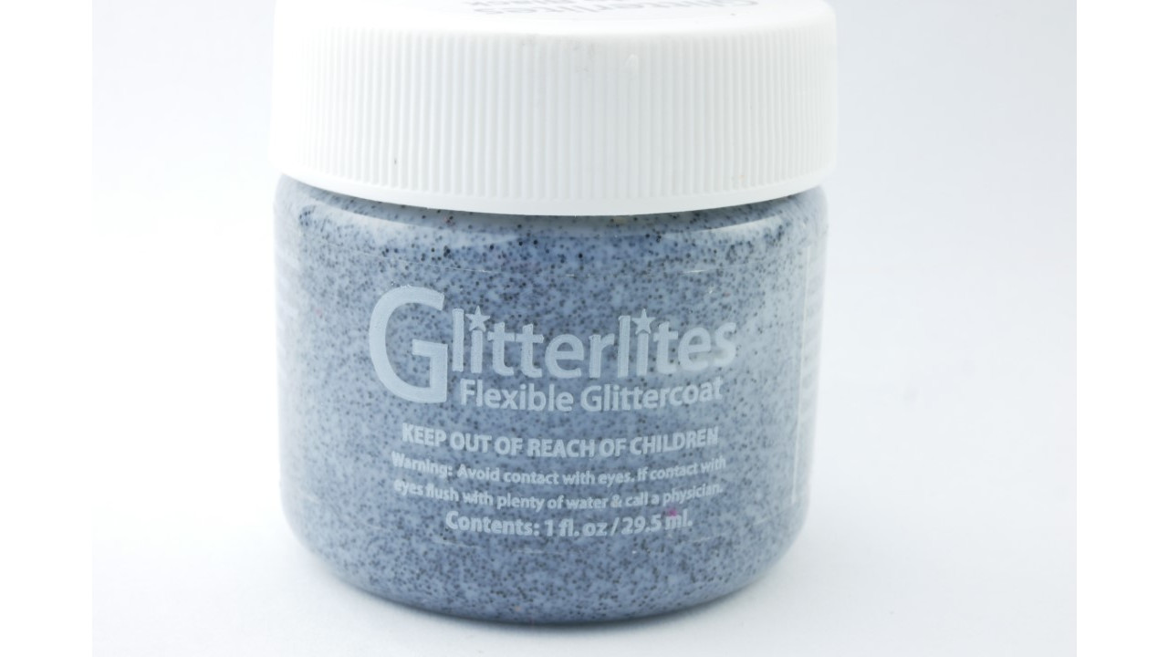 Glitterlites Tuxedo Black - Angelus Lederfarbe - 29,5 ml (1 oz