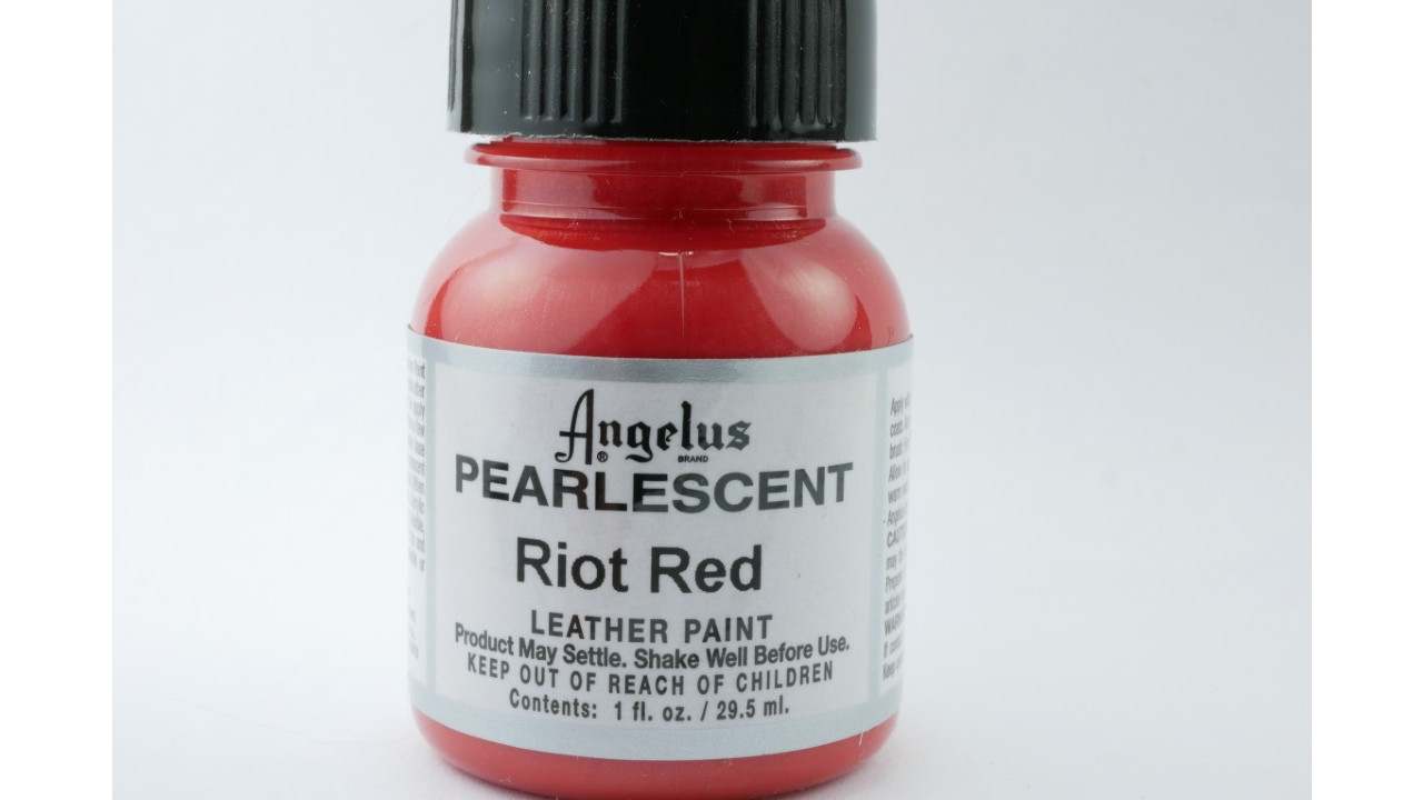 Angelus Pearlescent Paint - Riot Red 