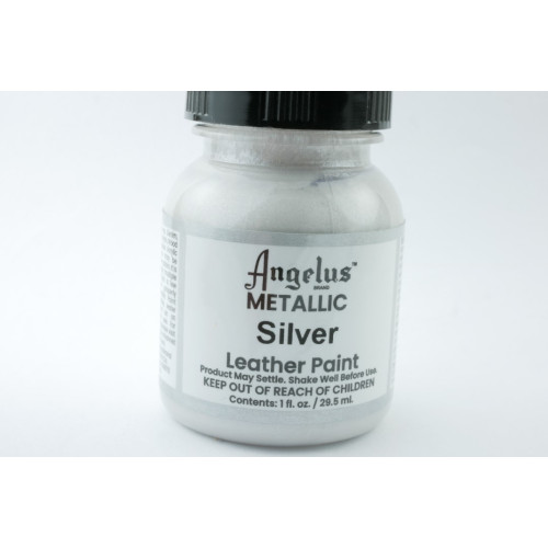 Silver - Angelus Lederfarbe Metallic - 29,5 ml (1 oz.)