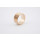 GPMK013 Ring Streifen Rosegoldfarbig