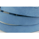 FL2017 Fettleder Endlosriemen 20 mm Pastell Blau mit...